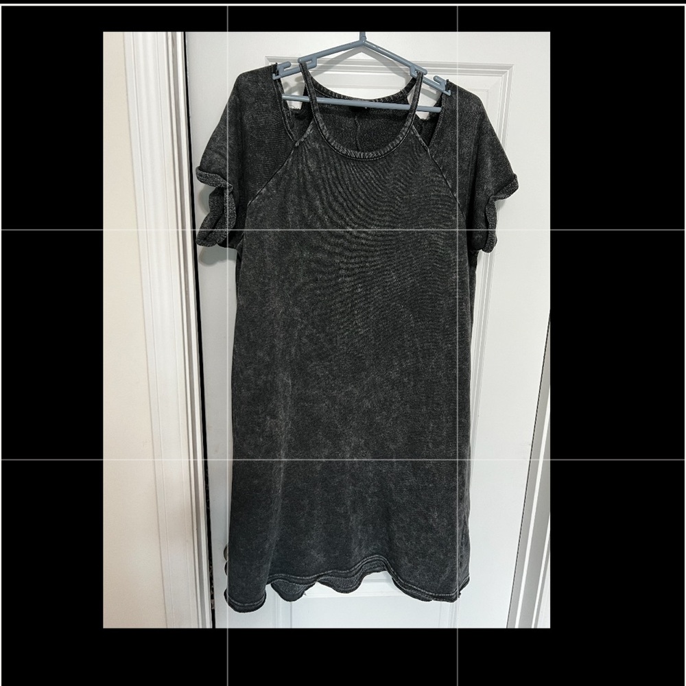 Torrid sweatshirt dress cold shoulder